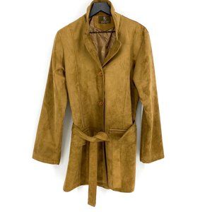 EMPORIO FASHION Trench Suede Coat